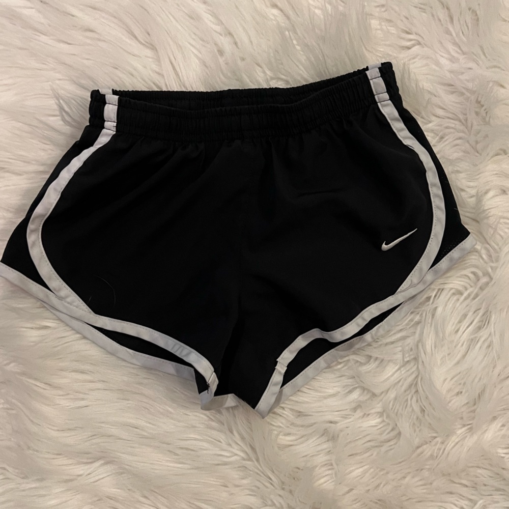 Nike tempo shorts; black; girls size m